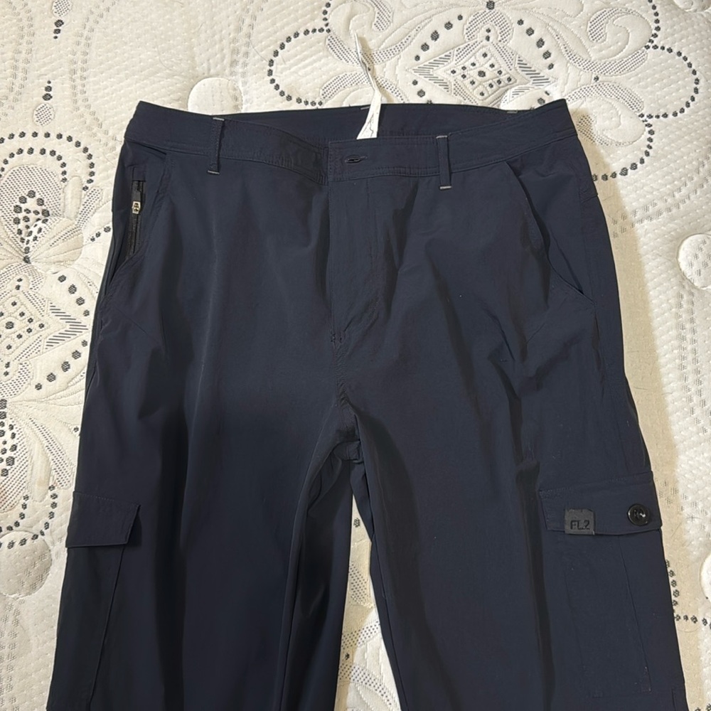 FABLETICS MEN FL2 navy nylon cargo pants